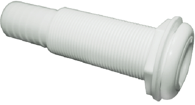 T-H MARINE TH1502XLB 1-1/2 X-LONG THRU HULL-WHITE